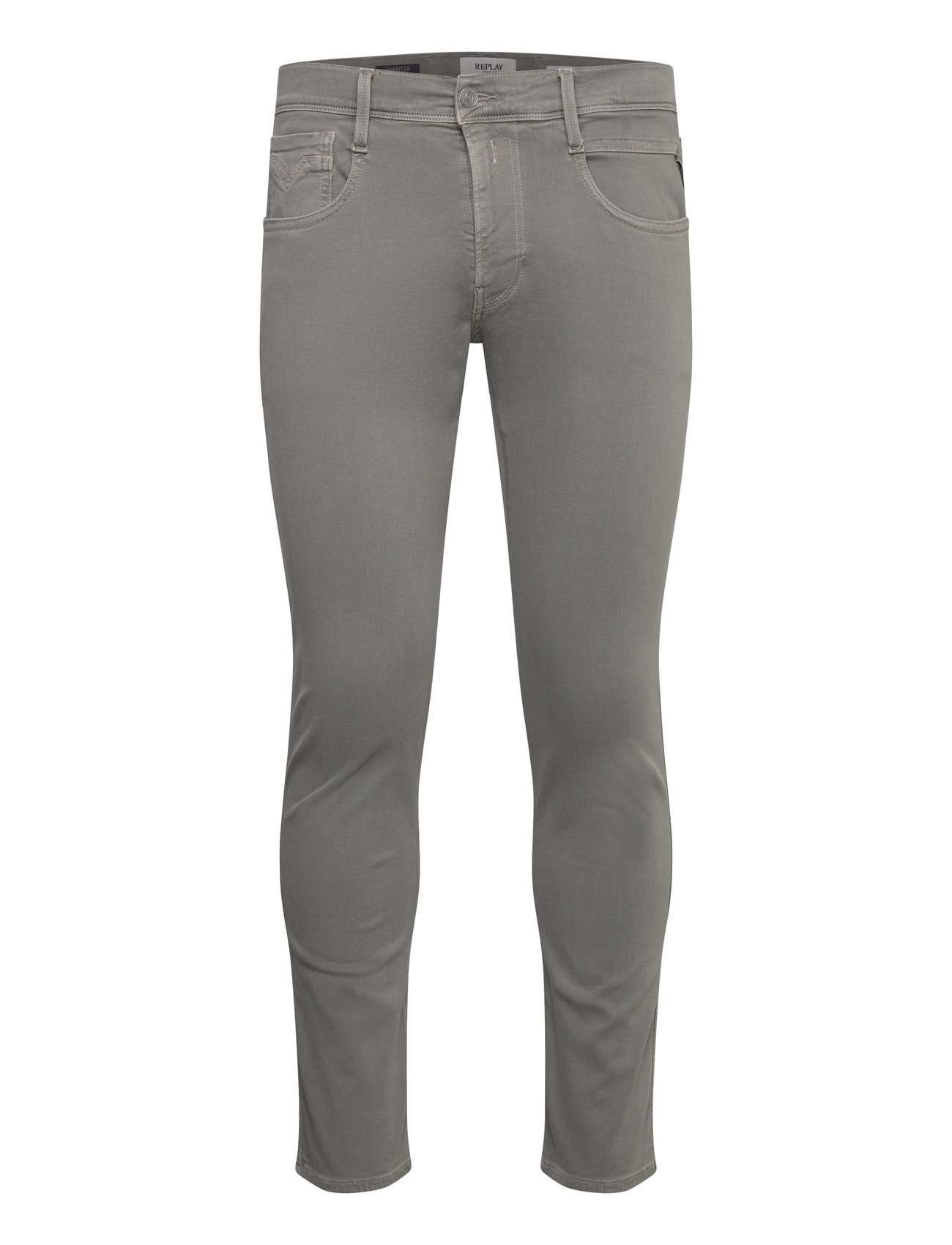 Replay Anbass Trousers Slim Hyperflex Colour Xlite Grå