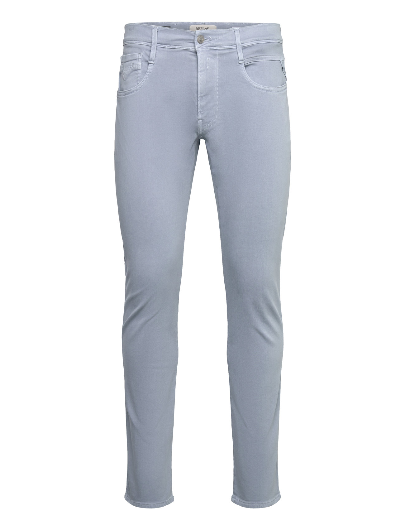 Replay Anbass Trousers Slim Hyperflex Colour Xlite Grå