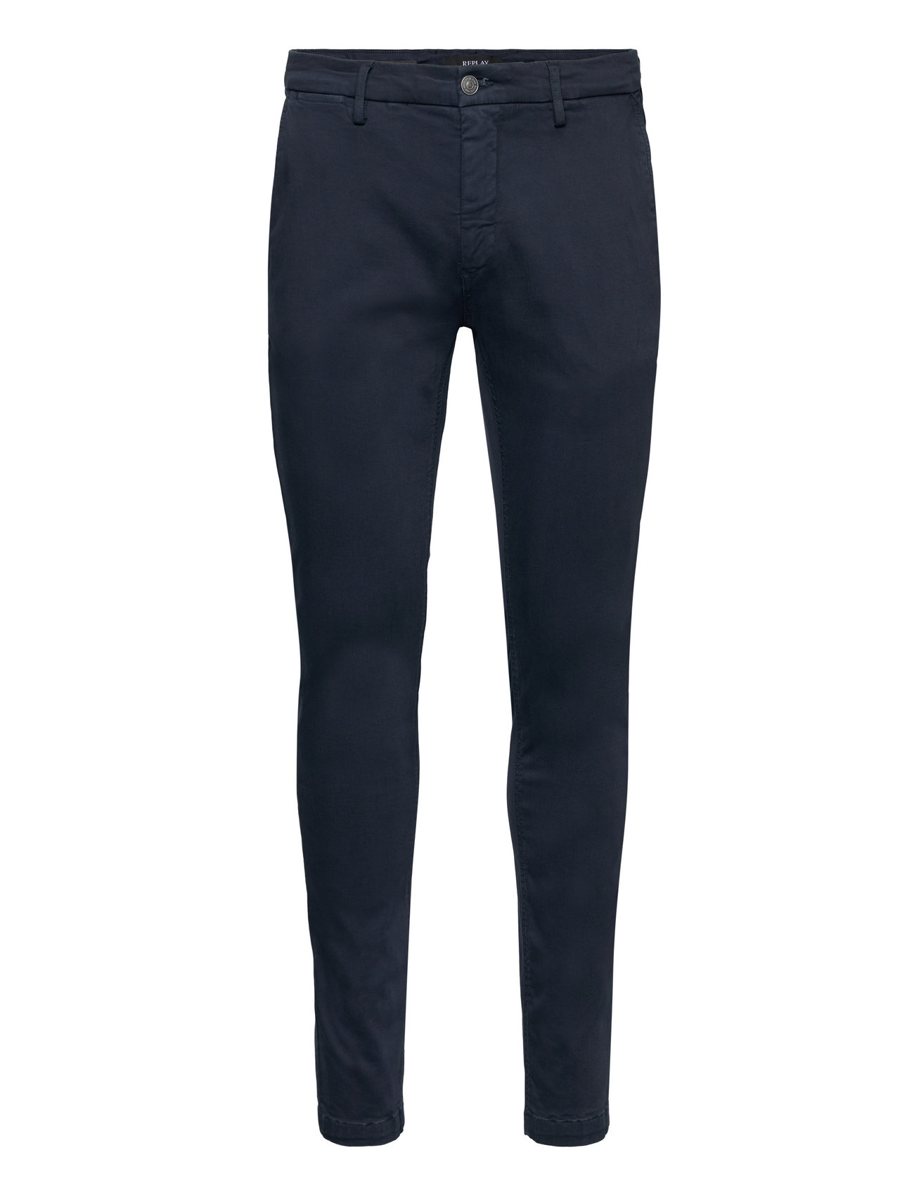 REPLAY Zeumar Hosen Slim Hyperchino Color Xlite Navy - 34x32 - Herren