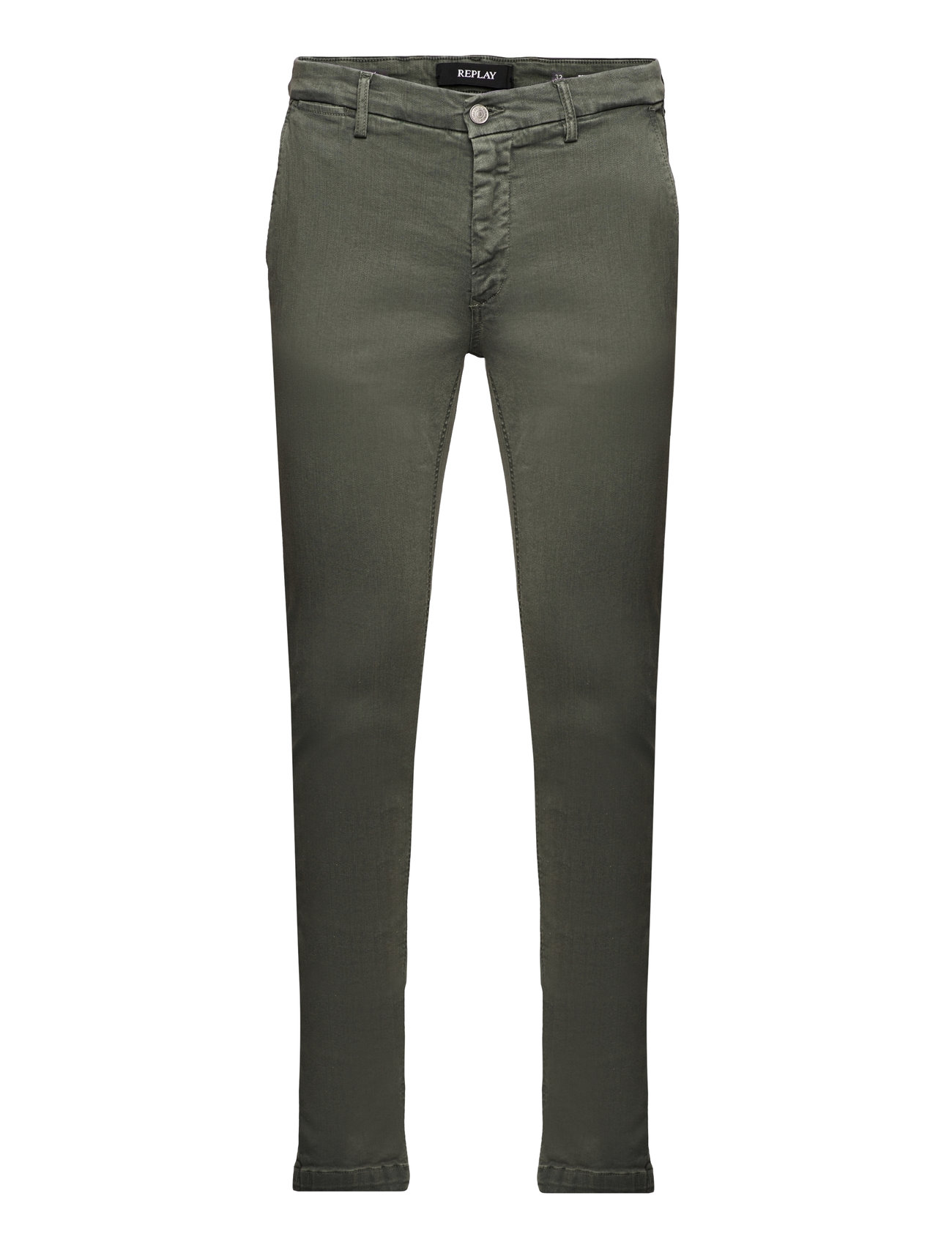 REPLAY Zeumar Hosen Slim Hyperchino Color Xlite Khaki - 38x32 - Herren