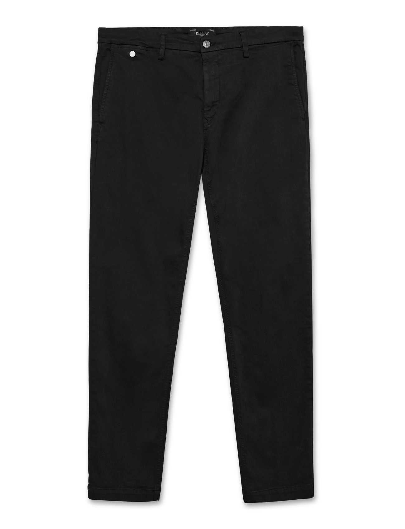 REPLAY Benni Hosen Regular Hyperchino Color Xlite Schwarz - 30x30 - Herren