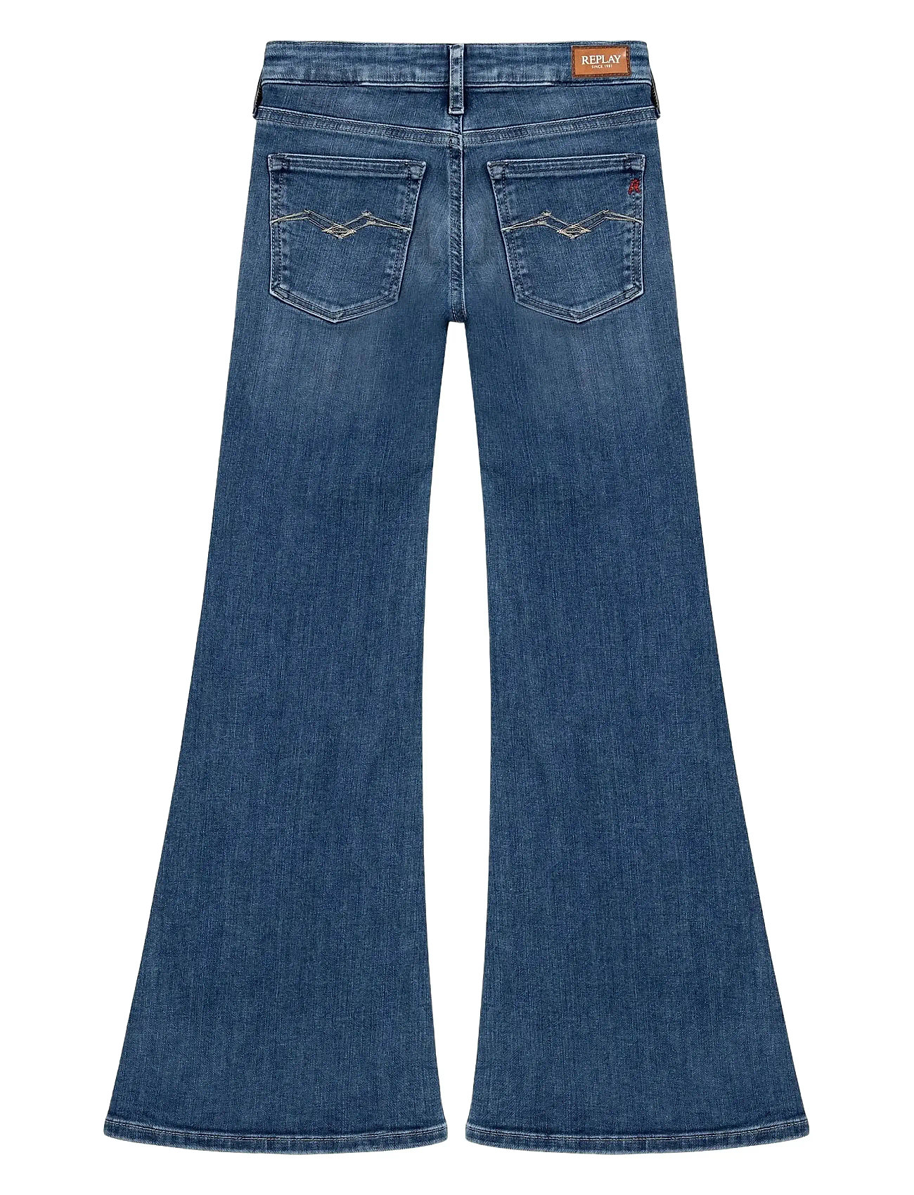 Replay Avry Trousers Flare, 140, Blue, Jeans > Bootcut-Jeans, Børn