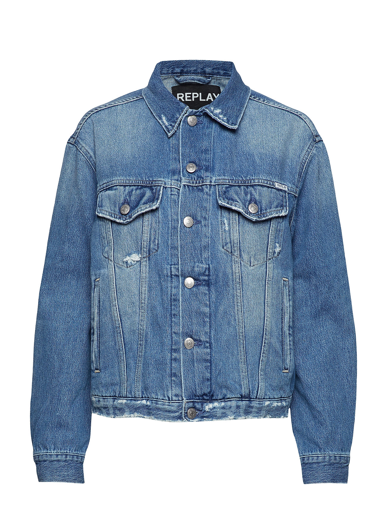Jacket Jeansjack Denimjack Blauw Replay replay kopen in de aanbieding Jacket Jeansjack Denimjack Blauw Replay replay kopen in de aanbieding
