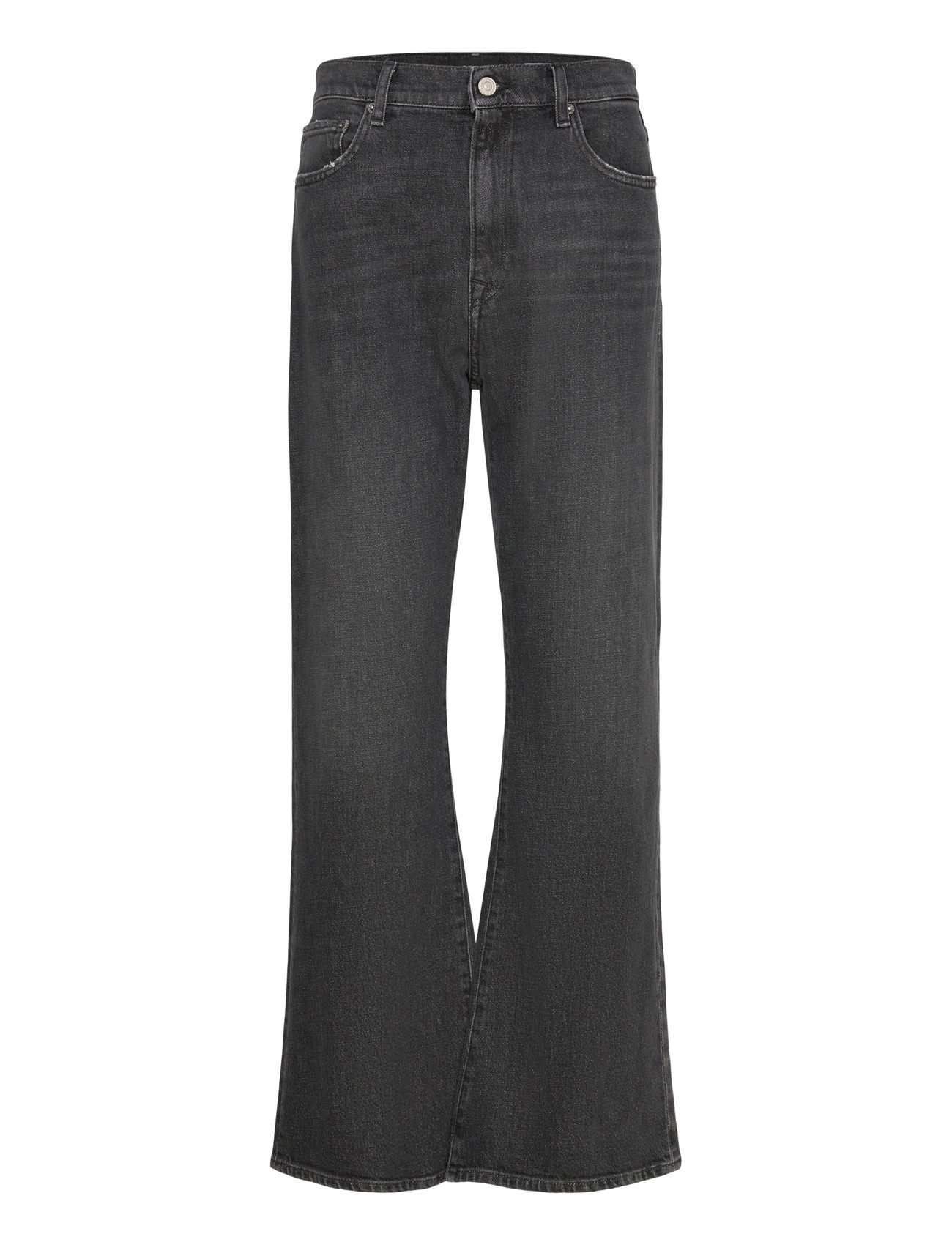 REPLAY Becka Hosen Mid Waist Flared Original Grau - 29x30 - Damen