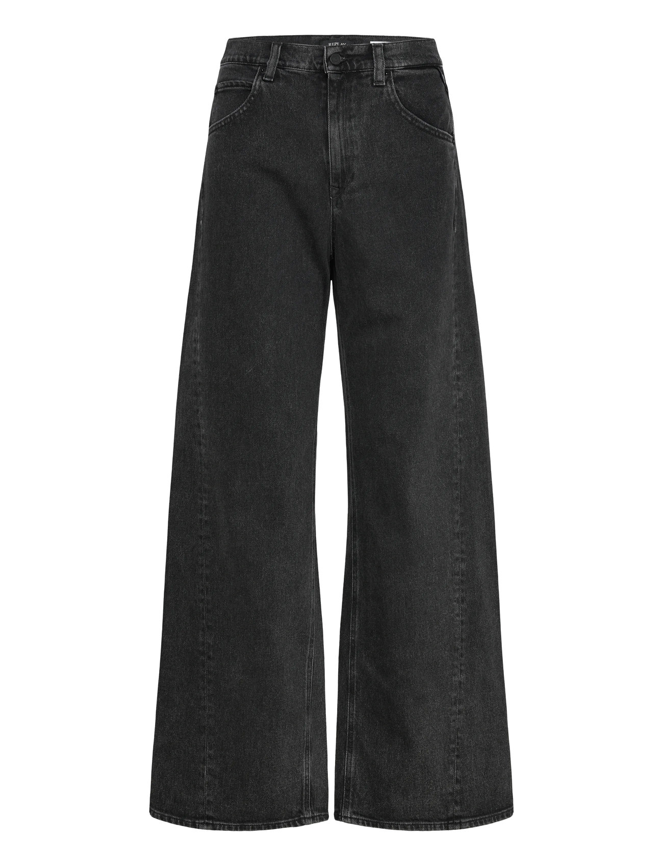 REPLAY Narja Hosen Baggy Grau - 30x30 - Damen