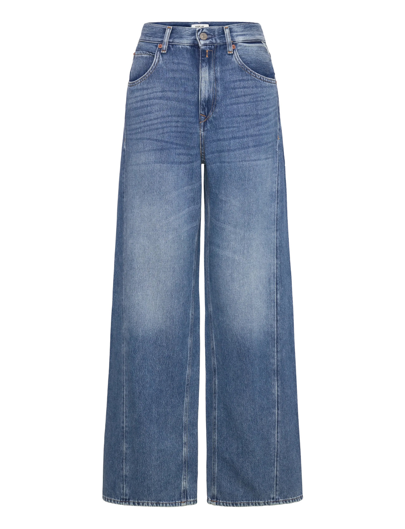 REPLAY Narja Hosen Baggy Blau - 29x30 - Damen