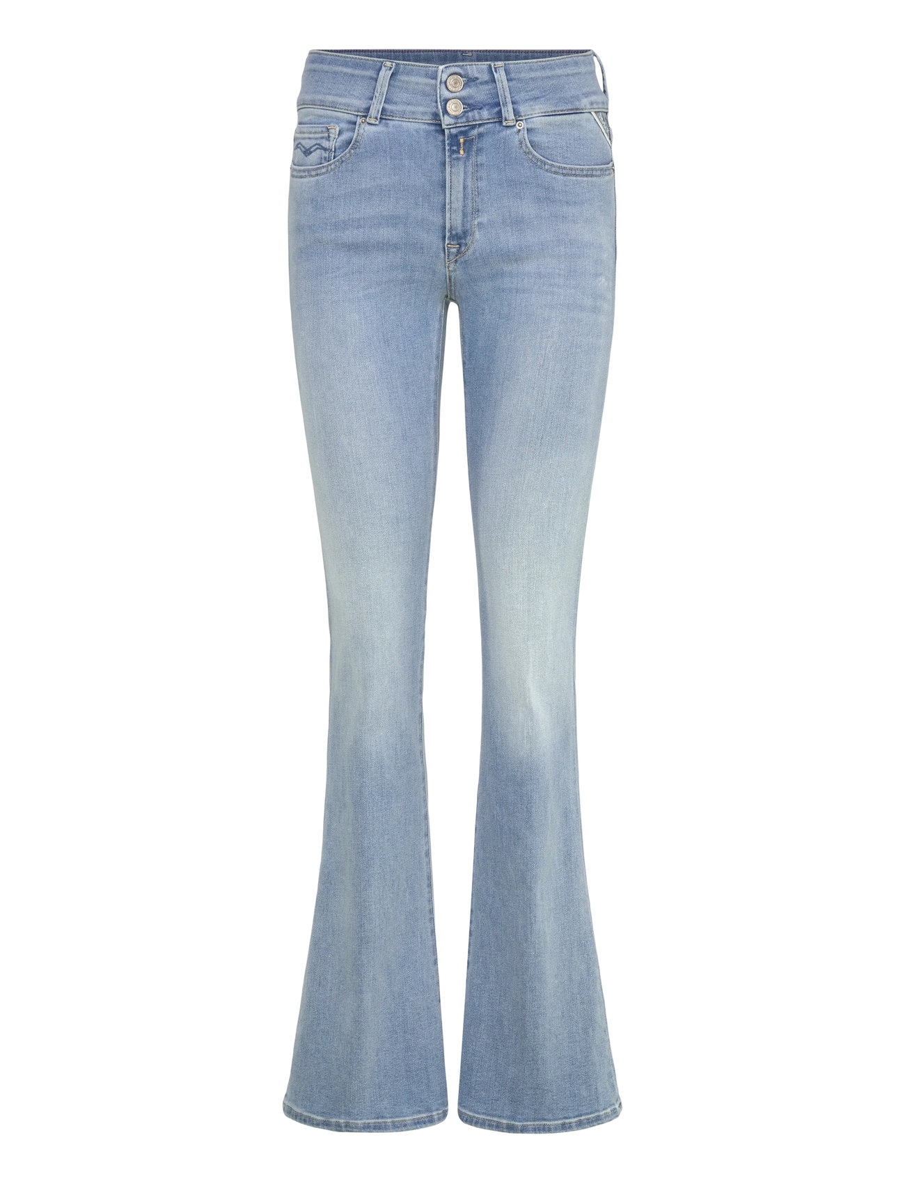 REPLAY Newluz Flare Hosen Flare Blau - 27x32 - Damen