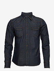 Replay - Shirt AGED - basic skjorter - dark blue - 1
