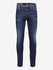 Replay - ANBASS Trousers White Shades - skinny jeans - dark blue - 0