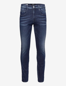 ANBASS Trousers White Shades - skinny jeans - dark blue