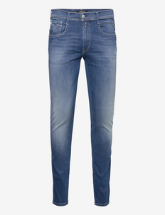 ANBASS Trousers RECYCLED 360 Hyperflex - slim jeans - medium blue