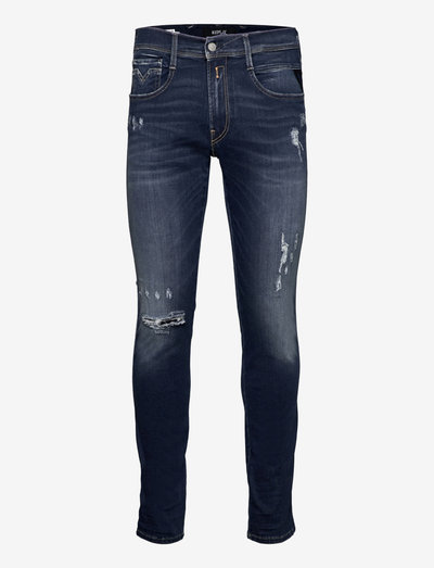 ANBASS Trousers Hyperflex Re-Used XLite - skinny jeans - dark blue
