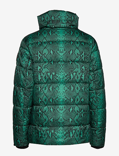 replay jacket green