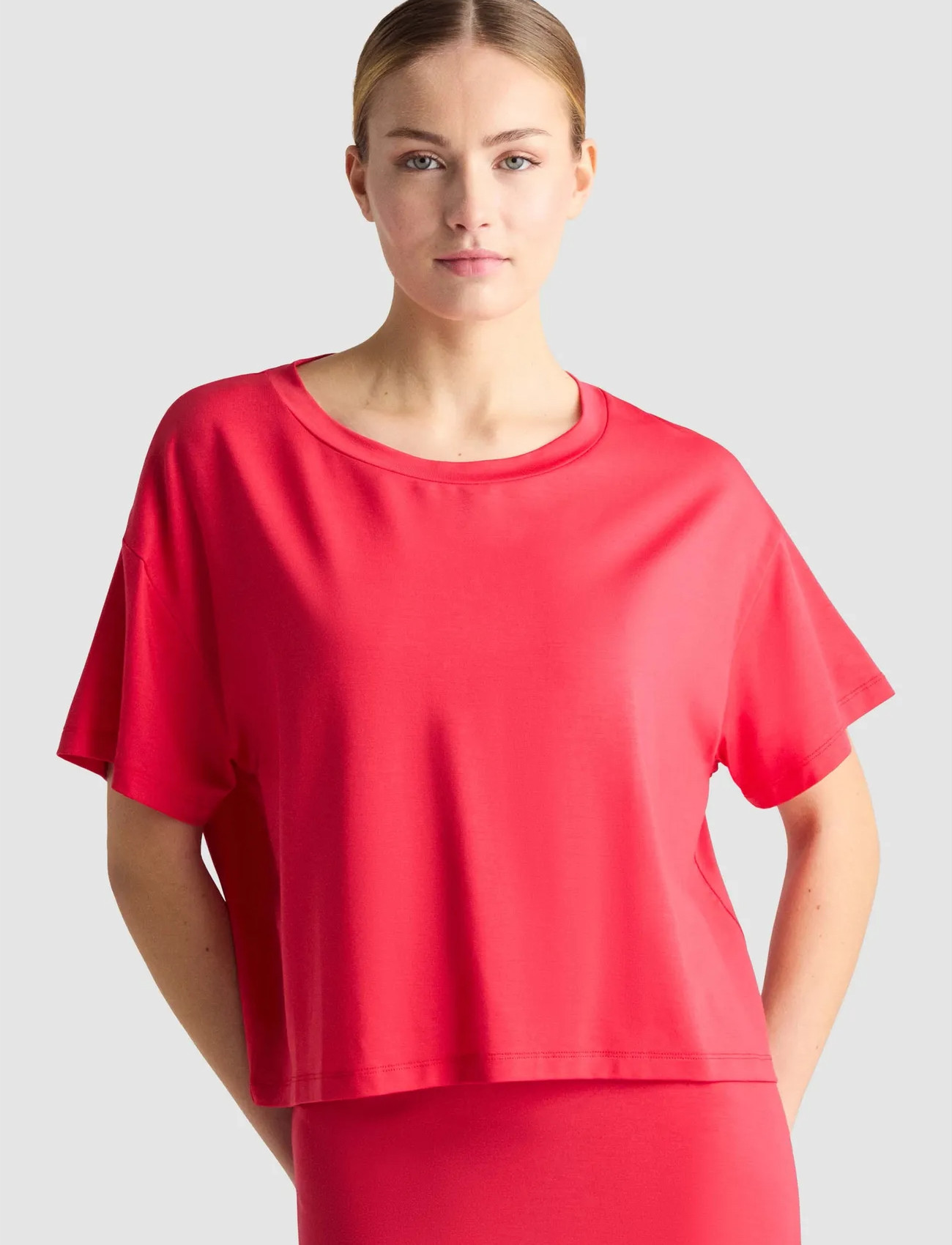 Residus Gwynet Tee, L, Red, T-Shirts & Toppe > Kortærmede, Dame