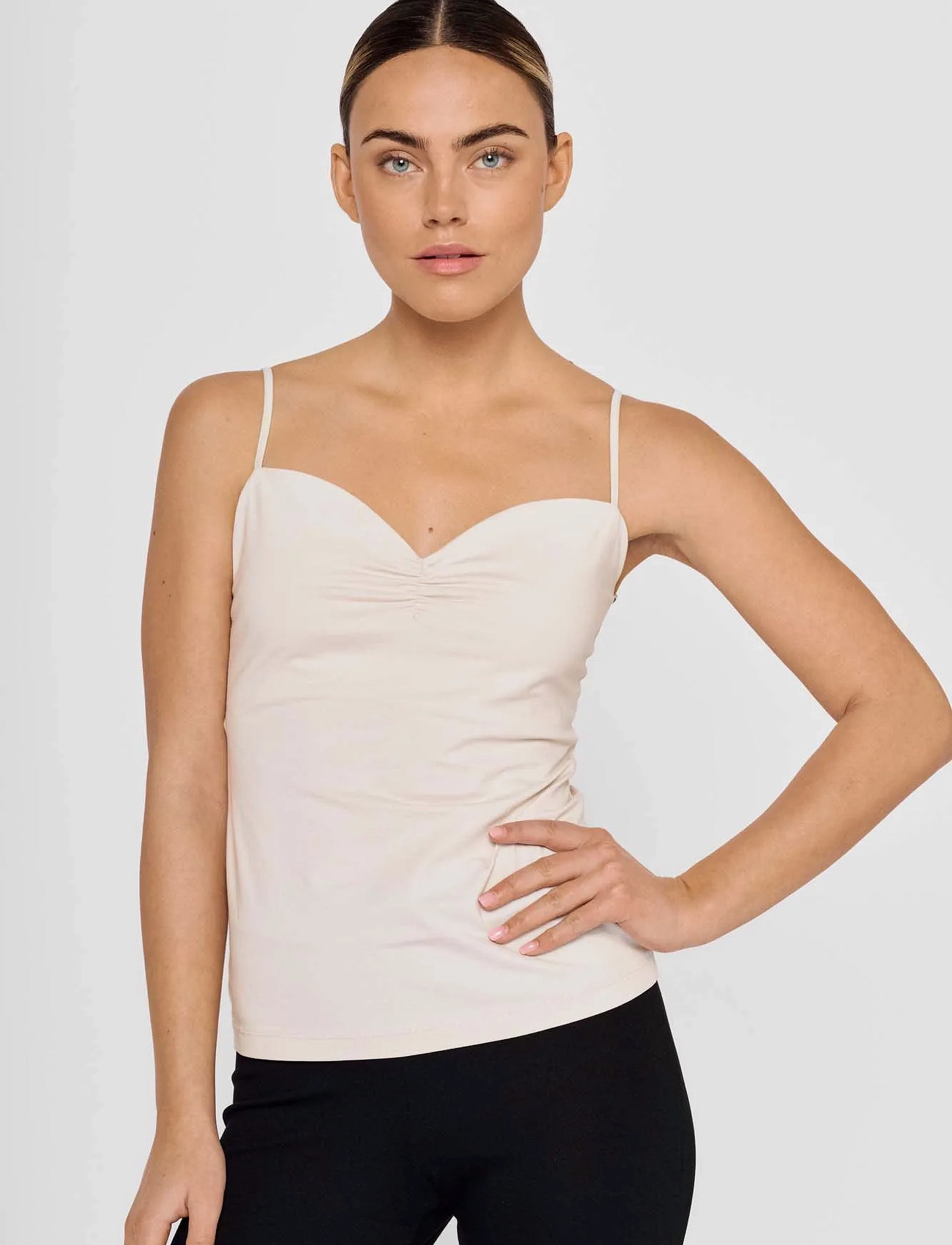 Residus Bebe Top, XL, Beige, T-Shirts & Toppe > Uden Ærmer, Dame