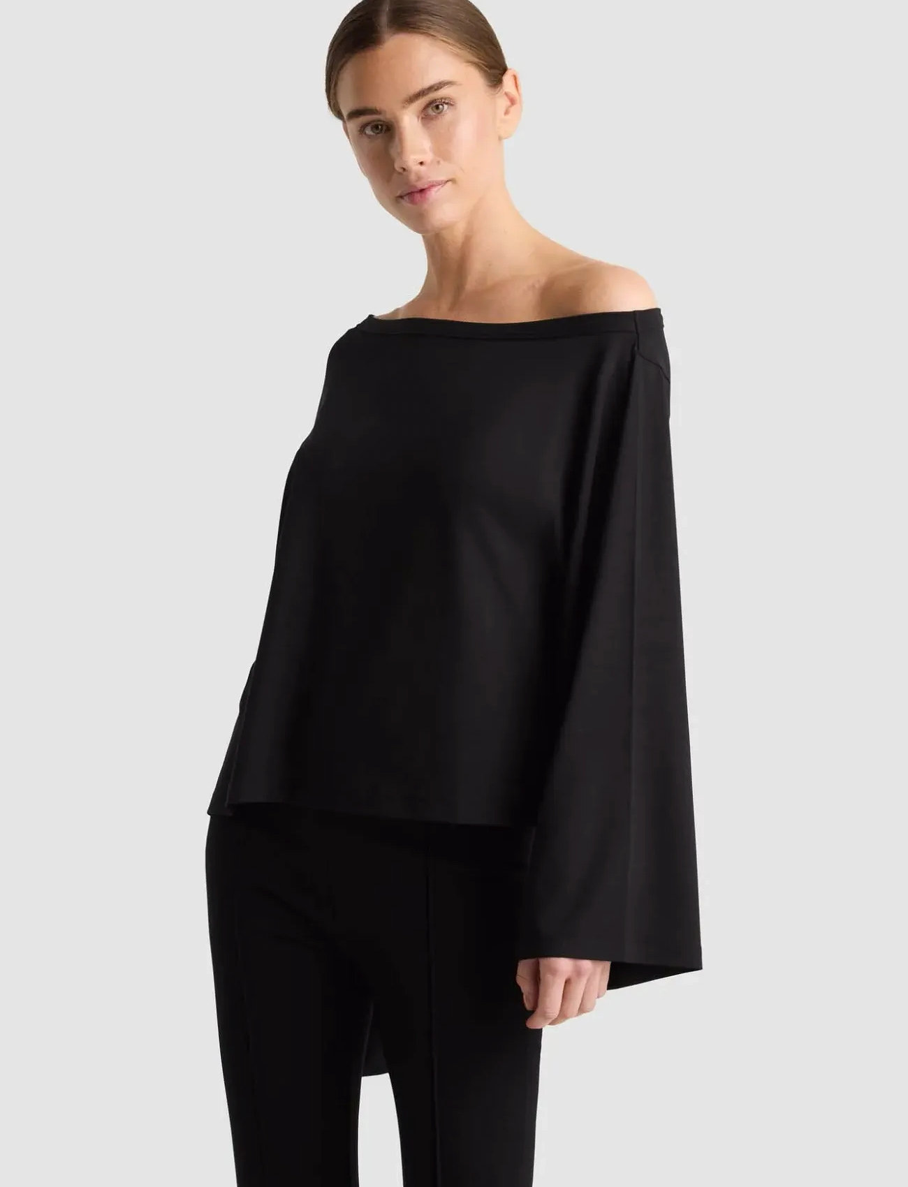 Residus Gen Top, XS, Black, T-Shirts & Toppe > Langærmede, Dame