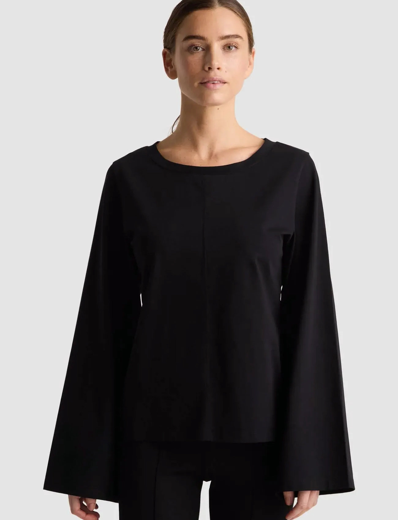 Residus Thelma Top, XS, Black, T-Shirts & Toppe > Langærmede, Dame