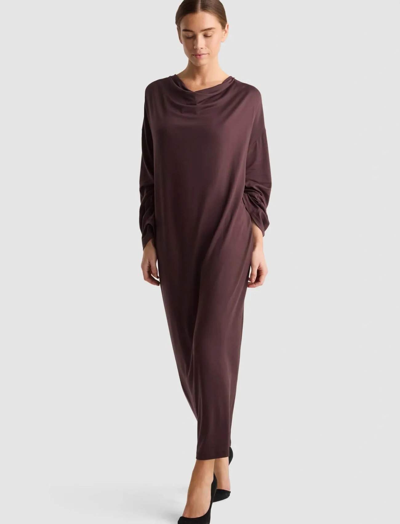 Residus Gini Dress, XL, Brown, Kjoler > Maxikjole, Dame