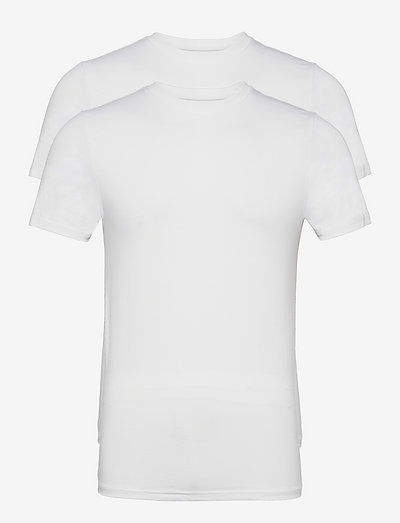 BAMBOO 2-PACK TEE FSC - multipack t-skjorter - vit