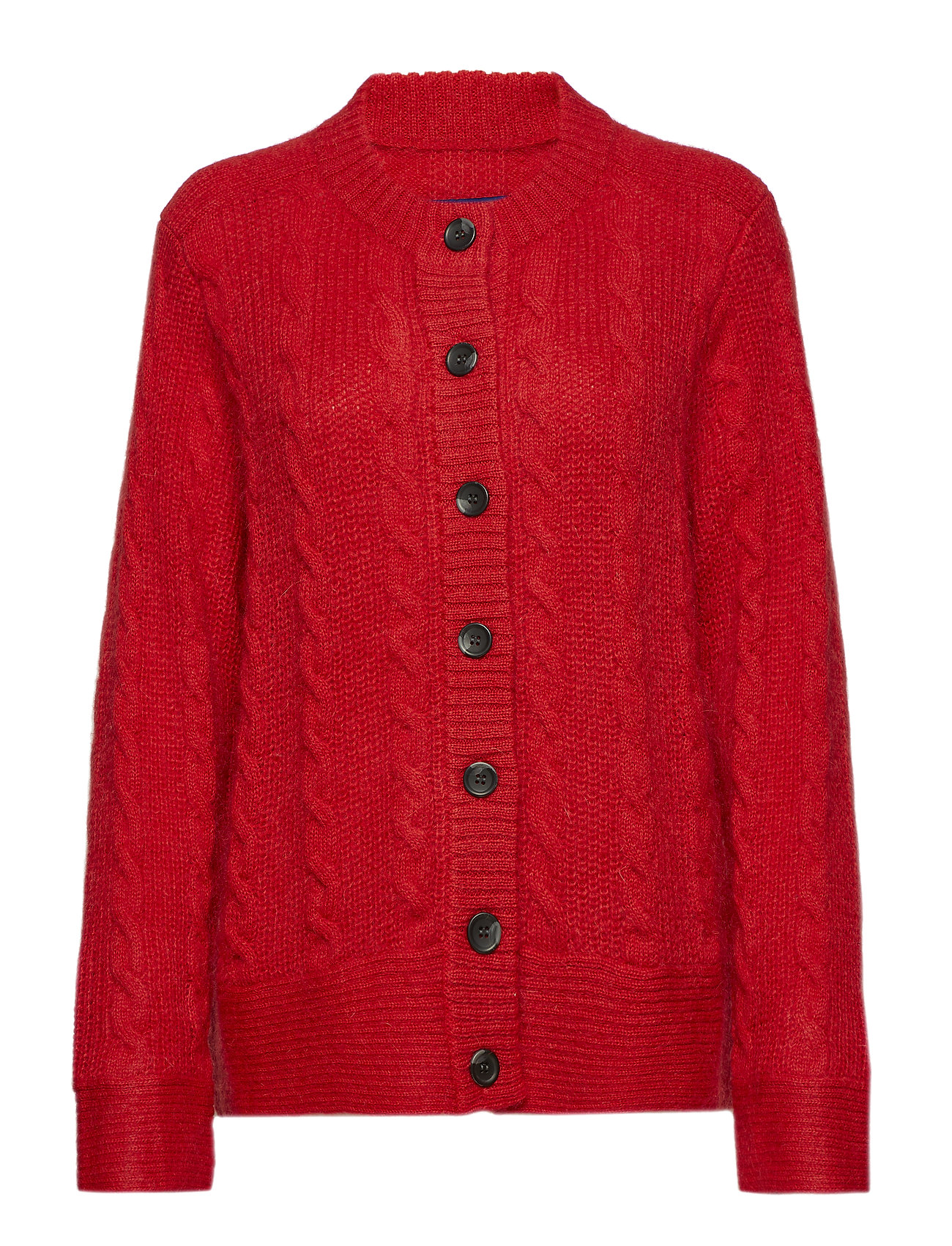 Jinny Gebreide Trui Cardigan Rood Resume resume kopen in de aanbieding