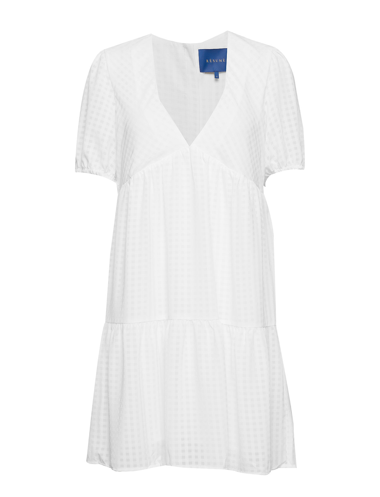 Nia Dress Korte Jurk Wit Resume resume kopen in de aanbieding