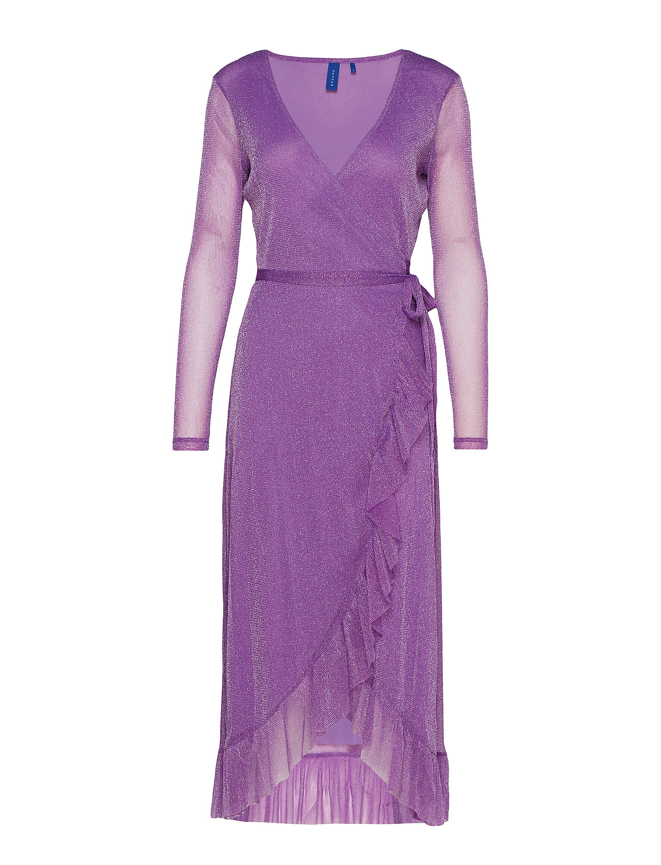 Nadia Dress Maxi Galajurk Paars Resume resume kopen in de aanbieding Nadia Dress Maxi Galajurk Paars Resume resume kopen in de aanbieding