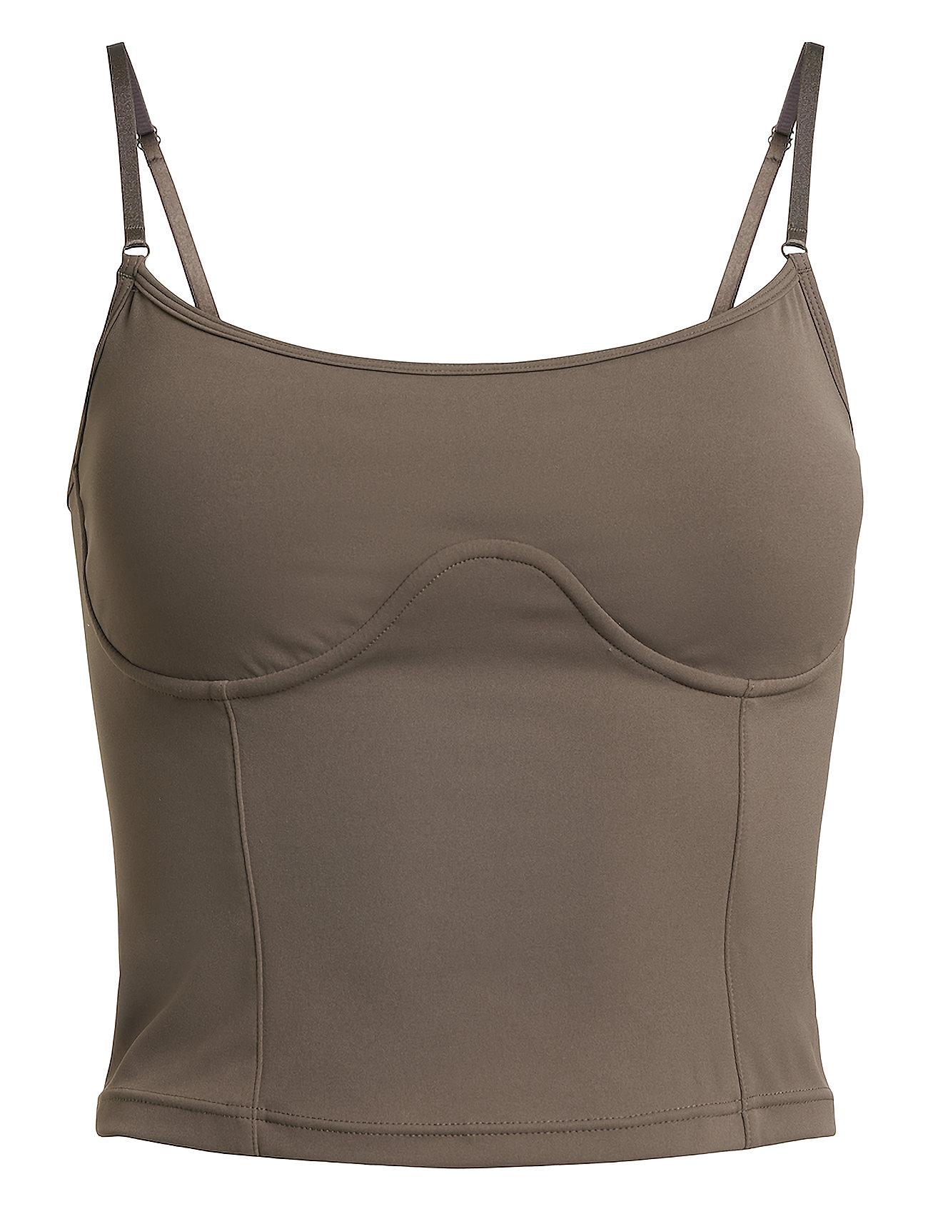 RETHINKIT STUDIOS Butter Soft Oberteil True To Body Braun - M - Damen