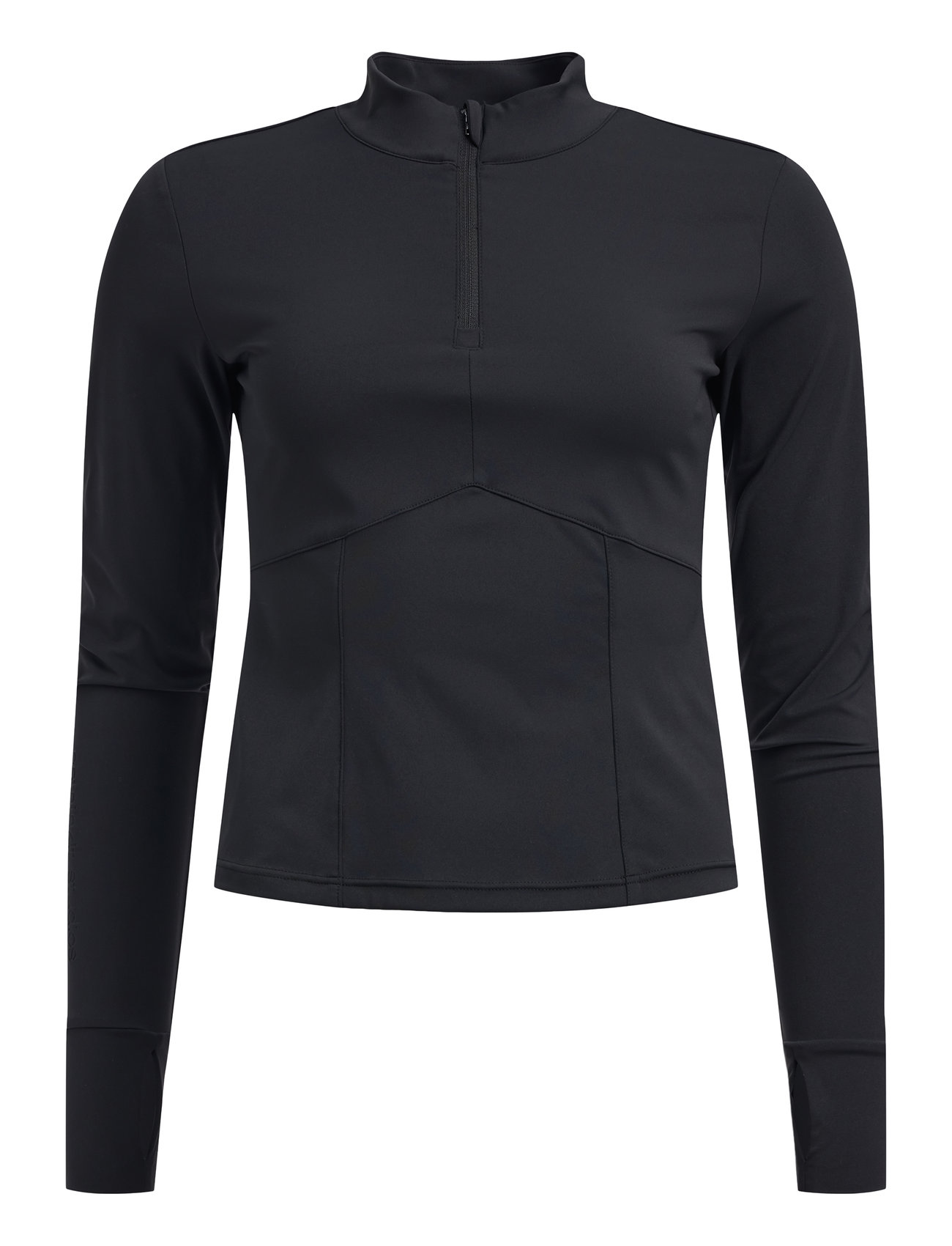 RETHINKIT STUDIOS Butter Soft Half Zip True To Body Schwarz - S - Damen