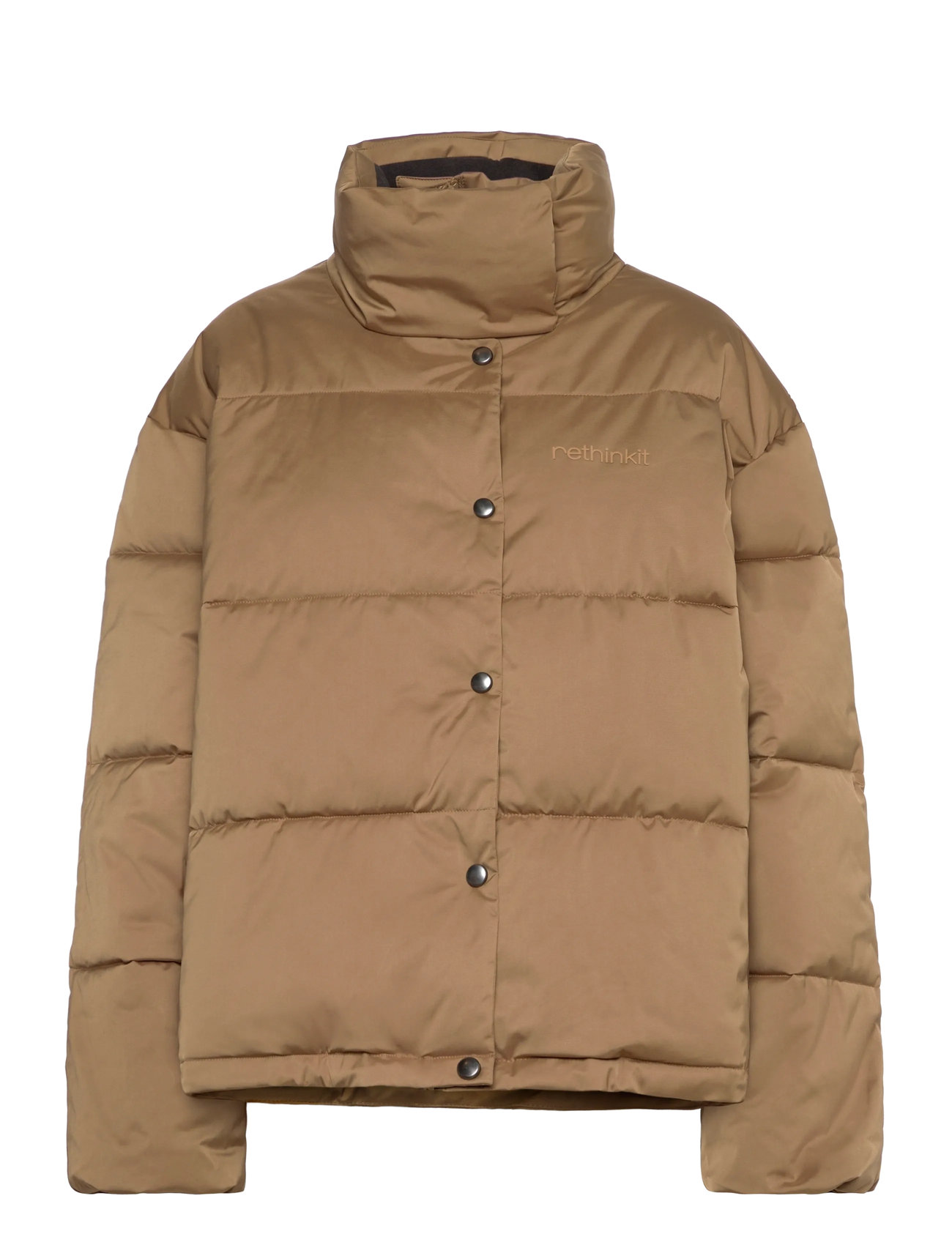 Rethinkit Studios Puffer Boxi Jacket Shelter, L/XL, Beige, Sport Jackets > Sport Padded Jackets, Dame