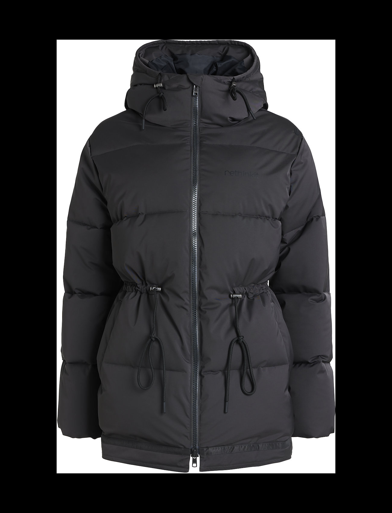 Rethinkit Studios Puffer Jacket Shelter Svart