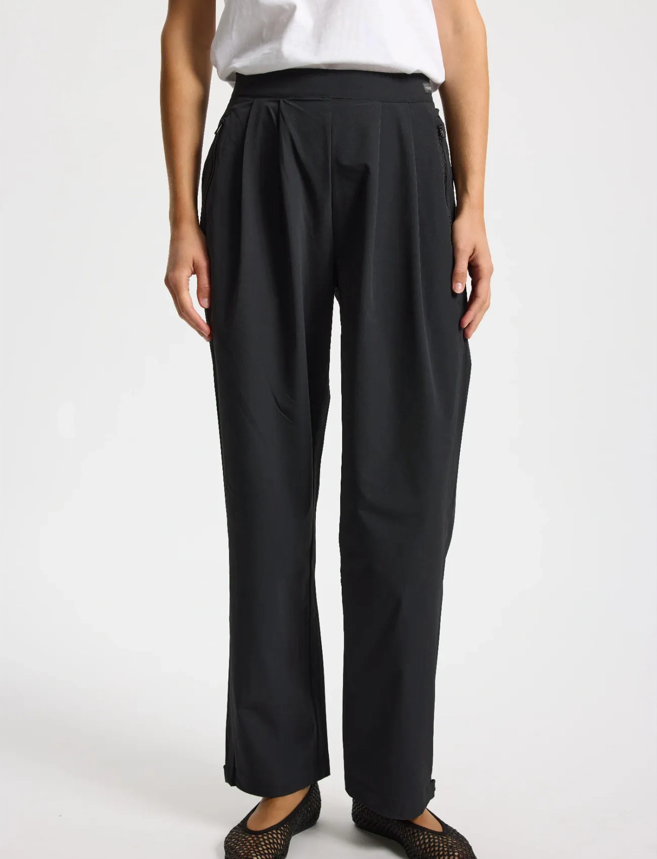 Rethinkit Studios Soft Woven Track Pants Stroll, M, Black, Sport Pants > Sport Casual Trousers, Dame