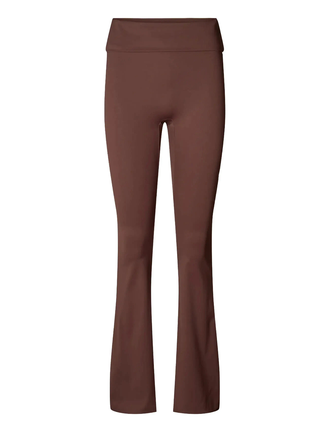 RETHINKIT STUDIOS Butter Soft Flare Strumpfhose All Day Burgundy - M - Damen