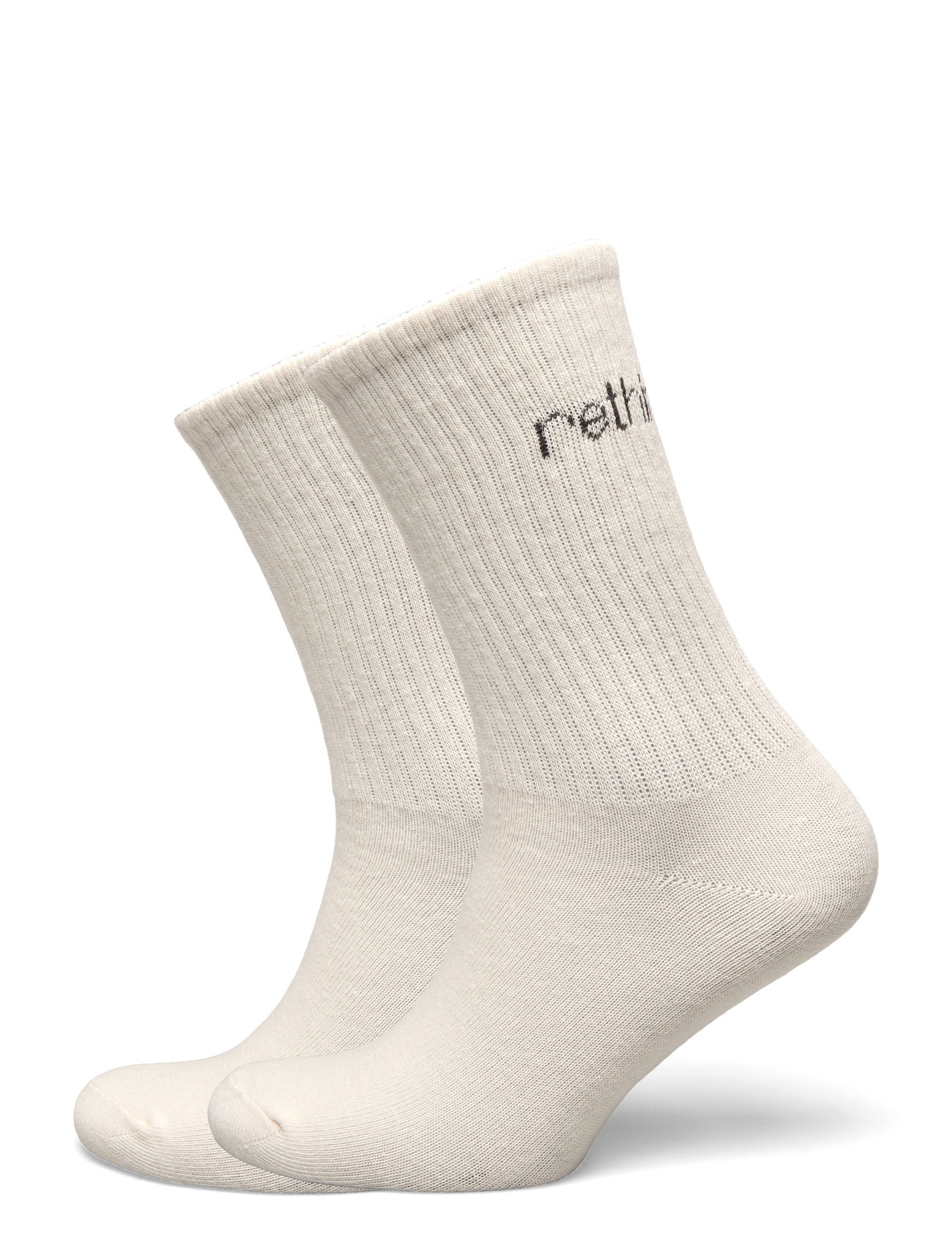 Rethinkit Crew Sock 2 Pack White Rethinkit Studios