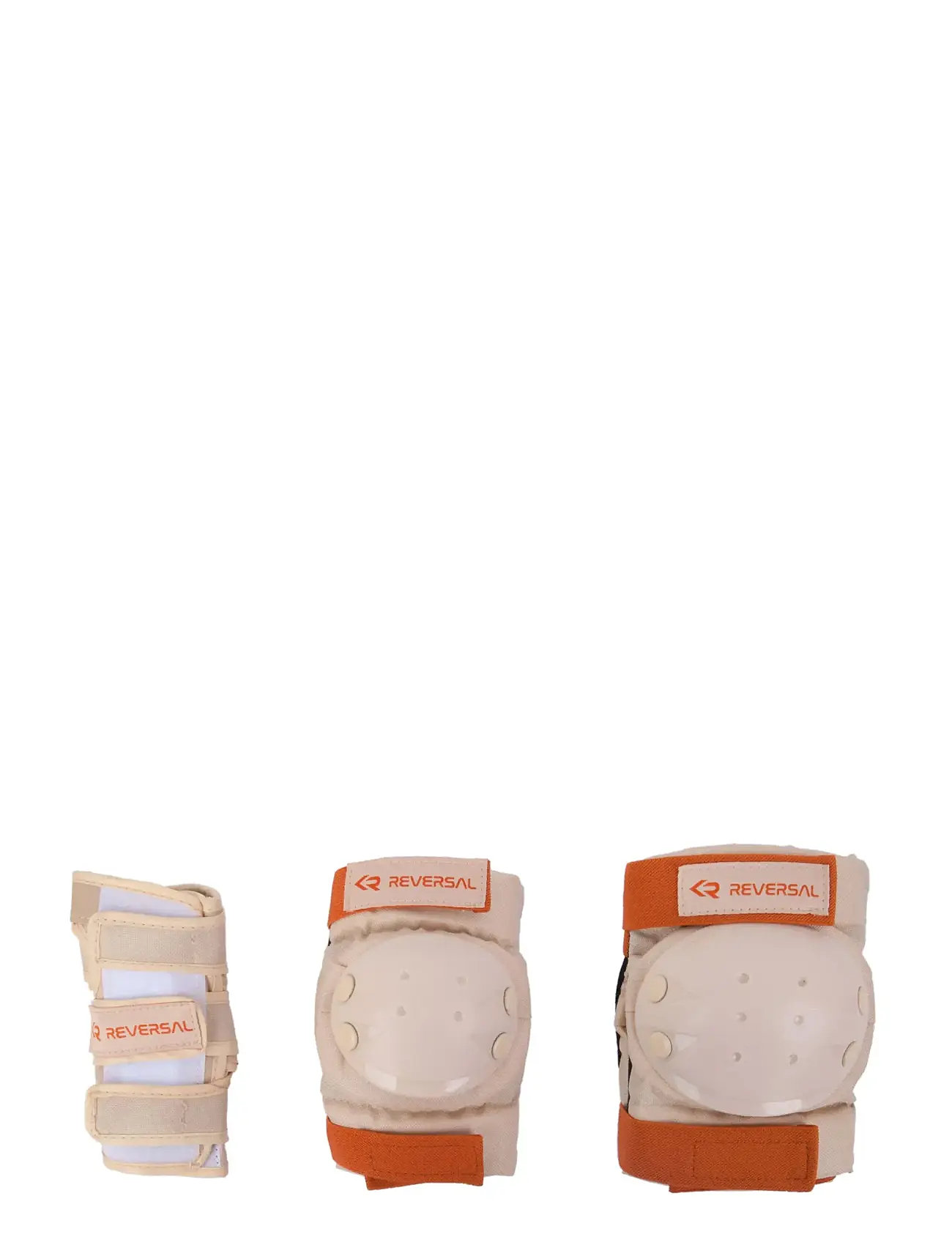 Reversal Reversal Junior Protective Gear Set 3-Pack, 3-7Y, Beige, Outdoor Legetøj > Helmets & Protection, Børn