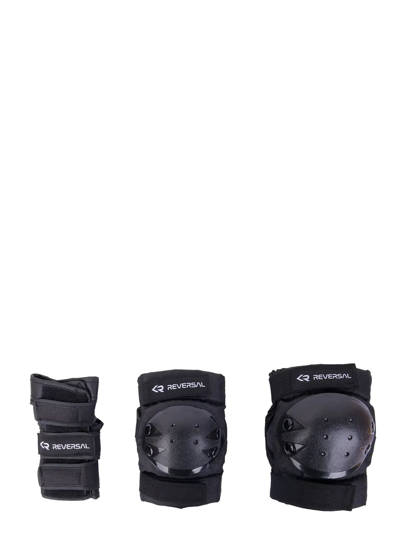 Reversal Reversal Junior Protective Gear Set 3-Pack, 7-12Y, Black, Outdoor Legetøj > Helmets & Protection, Børn