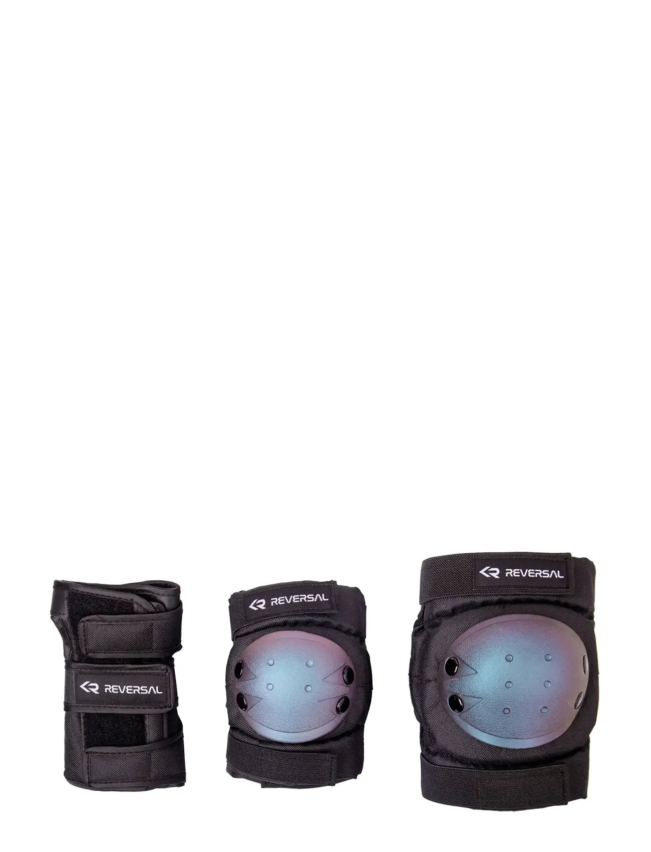 Reversal Reversal Junior Protective Gear Set 3-Pack, 7-12Y, Black, Outdoor Legetøj > Helmets & Protection, Børn