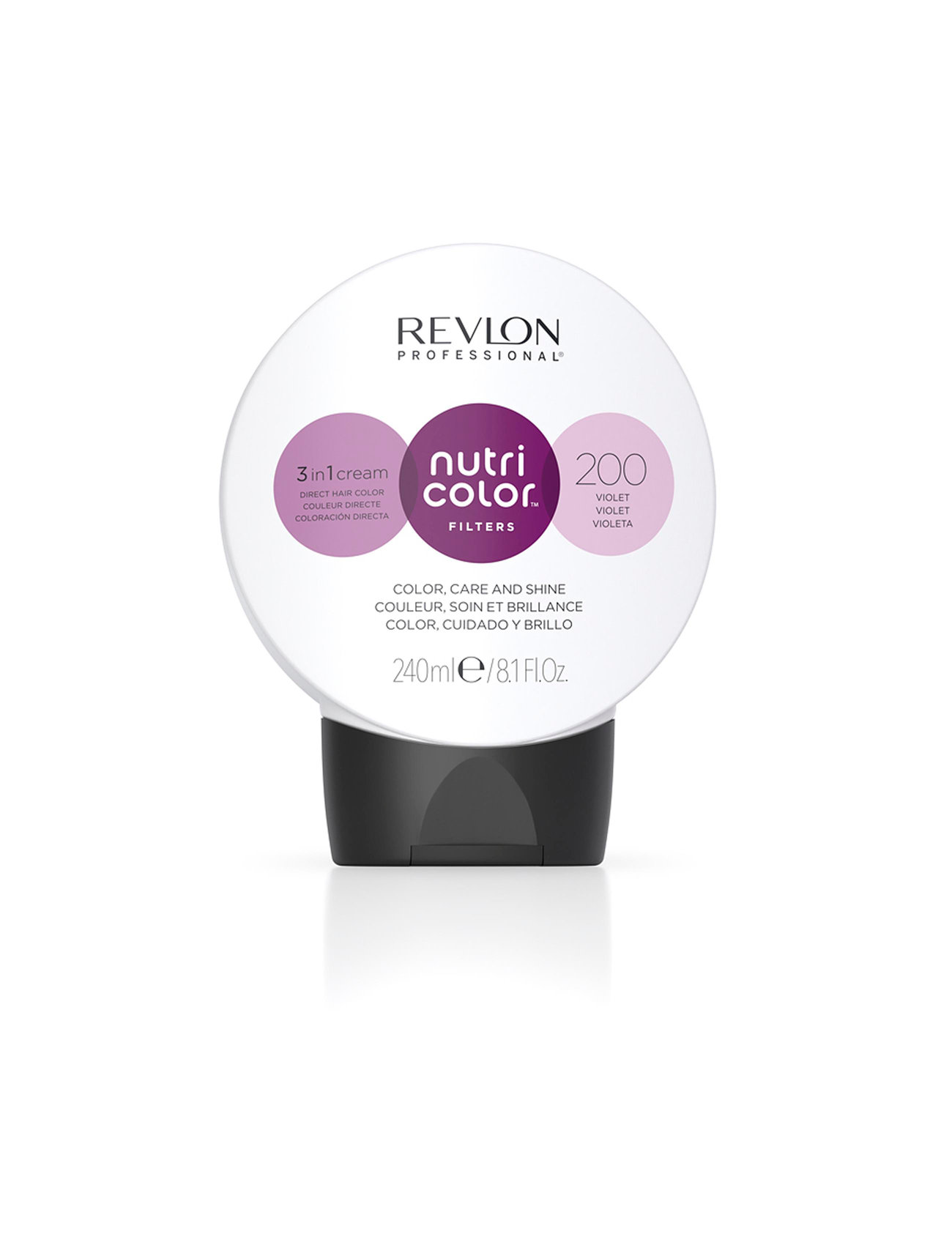 "Revlon Professional" "Nutri Color Filters 240Ml 200 Beauty Women Hair Care Treatments Nude Revlon
