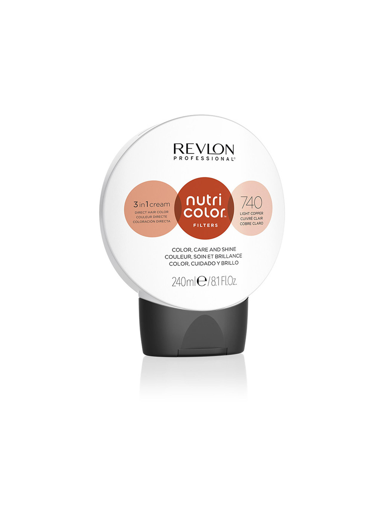 "Revlon Professional" "Nutri Color Filters 240Ml 740 Beauty Women Hair Care Treatments Nude Revlon