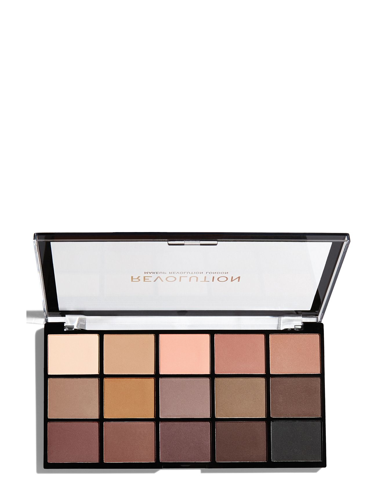 Revolution Beauty London Revolution Reloaded Palette Basic Mattes, 16.5 g, Multi/patterned, Øjenskygger > Øjenpaletter, Dame