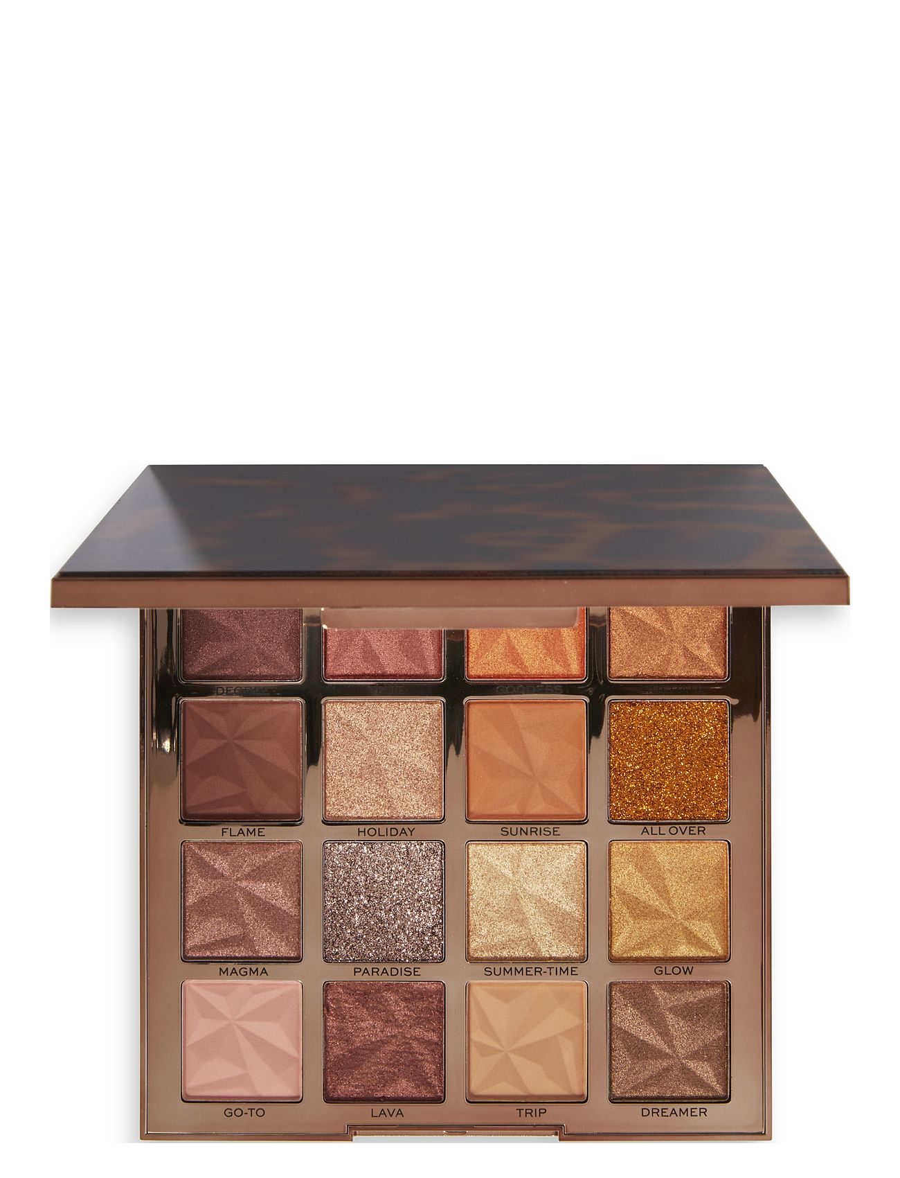 Revolution Beauty London Revolution Pro Goddess Glow Ultimate Shadow Palette Bronze Heat Nude