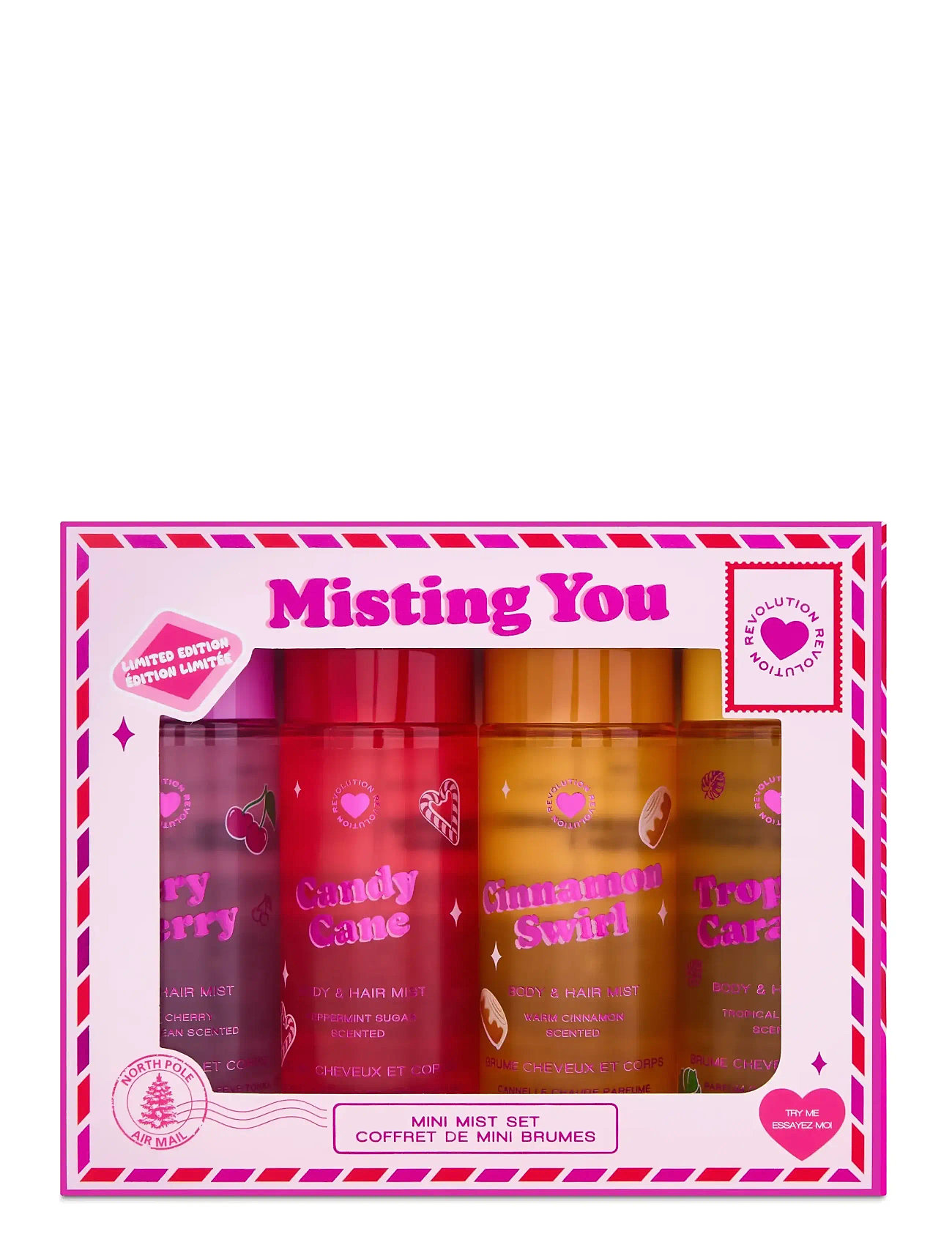 Revolution Beauty London I Heart Revolution Misting You Mini Body Mist Set​, One Size, Multi/patterned, Fragrance > Fragrance Mists, Dame