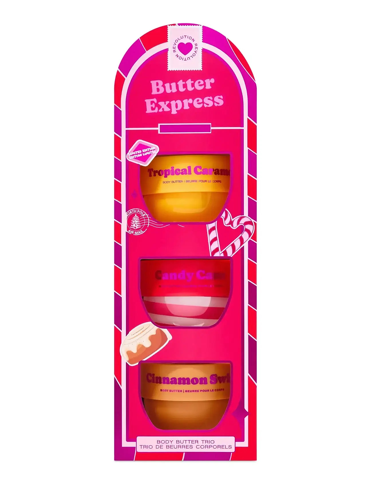 Revolution Beauty London I Heart Revolution Butter Express Body Butter Trio​, One Size, Multi/patterned, Krop > Kropssmør, Dame