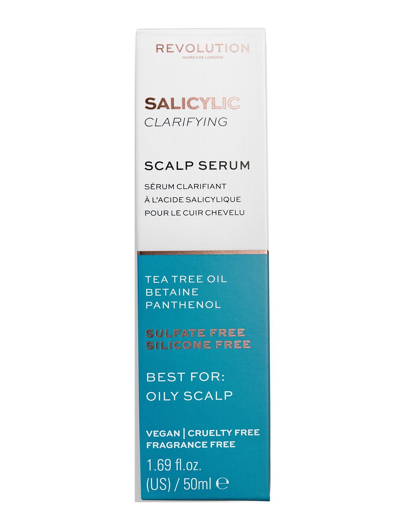 Revolution Haircare Salicylic Acid Purifying Scalp Serum For Oily Dandruff 50Ml Hårpleje Nude Revolution Haircare