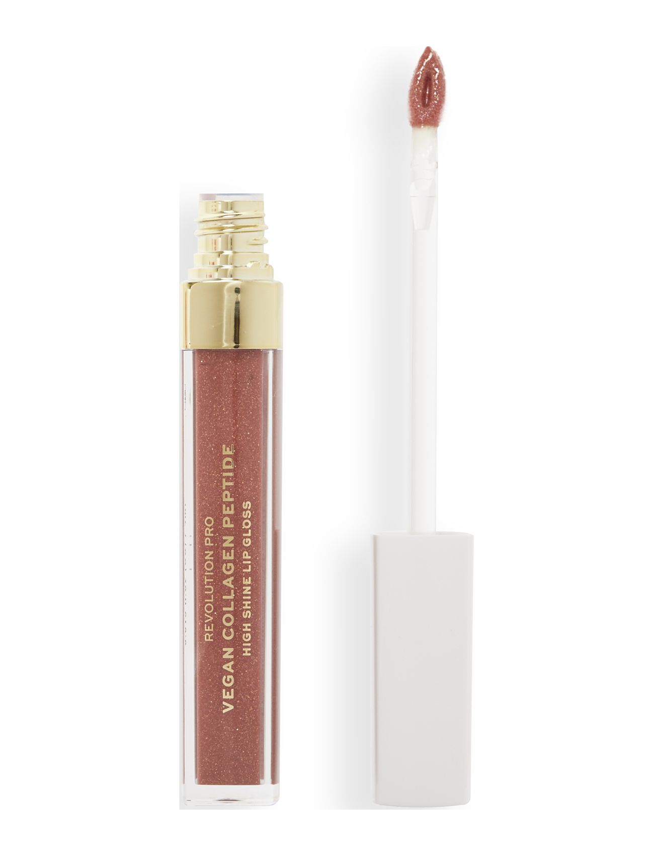 Revolution PRO Revolution Pro Vegan Collagen Peptide High Shine Lip Gloss Bella Rosa