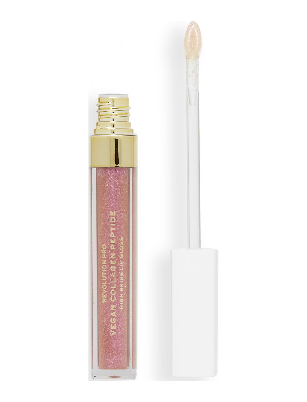 Revolution PRO Revolution Pro Vegan Collagen Peptide High Shine Lip Gloss Bijoux Nude