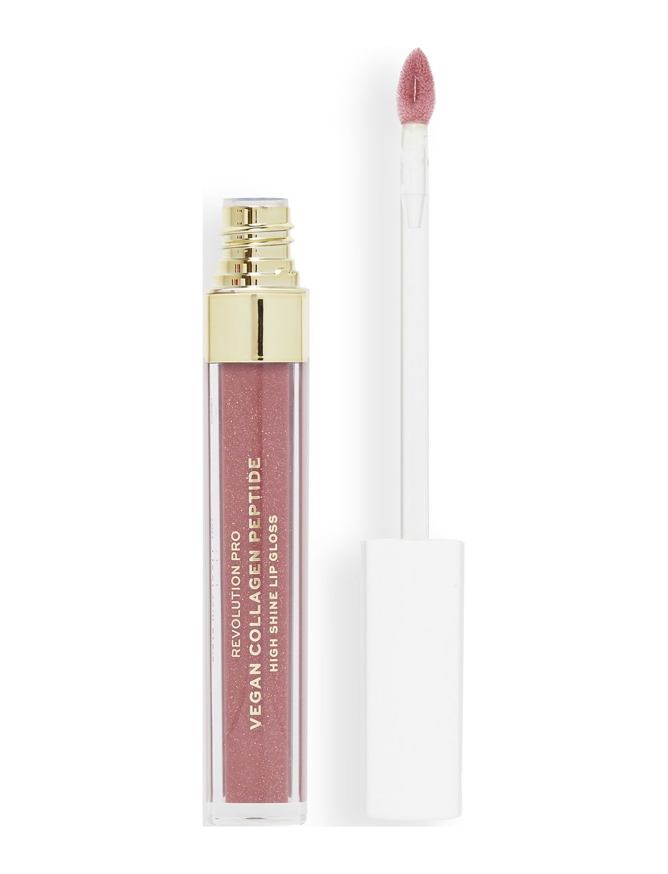 Revolution PRO Revolution Pro Vegan Collagen Peptide High Shine Lip Gloss Stripped Nude