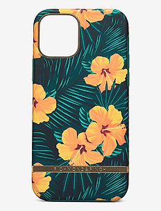 Orange Hibiscus iPhone 12 Pro - coque de téléphone - orange hibiscus