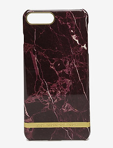 Red Marble Glossy Iphone 7PLUS - RED MARBLE