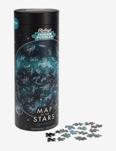 Puzzle Map of the Stars 1000 pcs - galda spēles - black