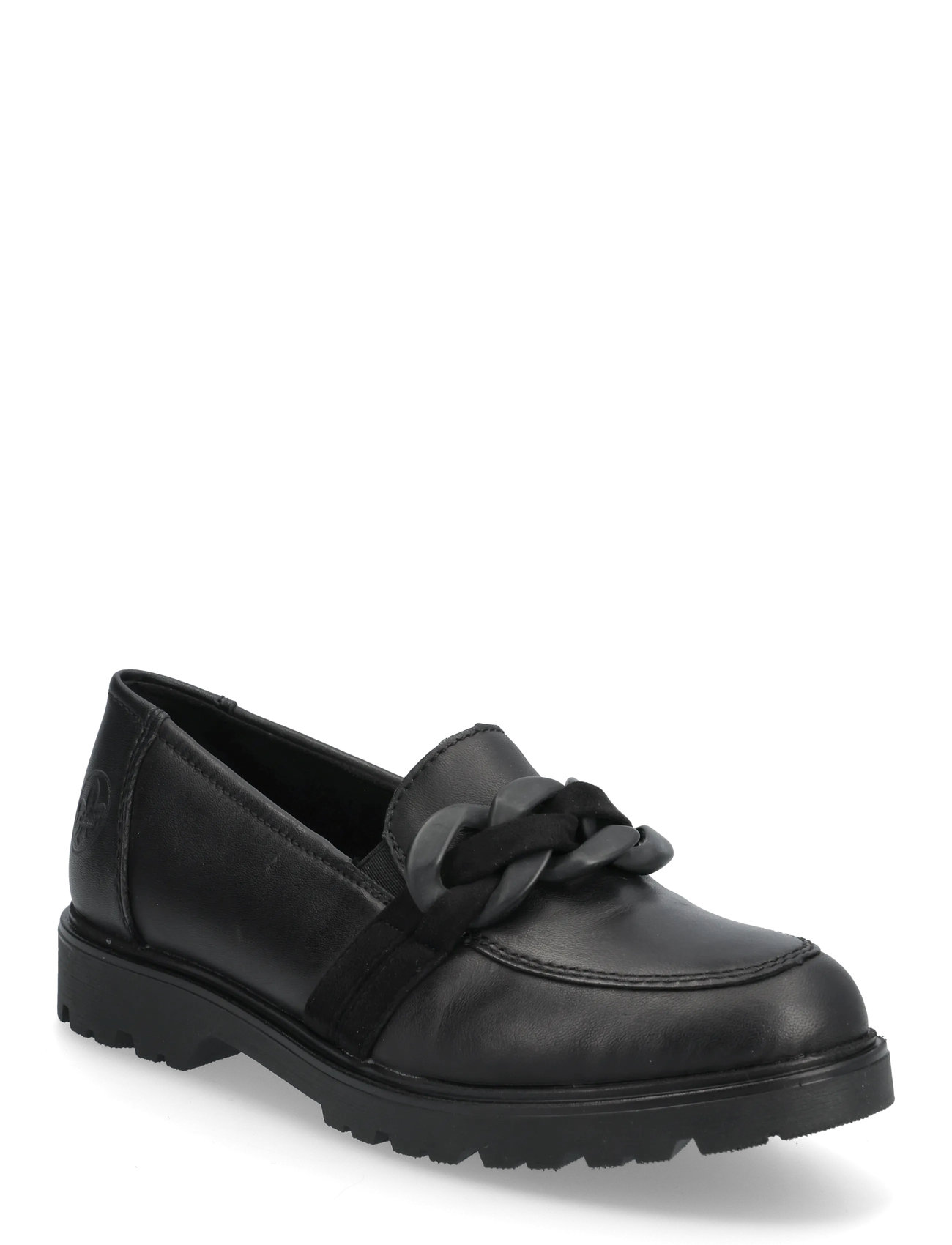 Rieker 45566, 41, Black, Sko > Flat Loafers, Dame